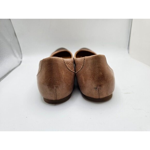Women's KORKs Kork Ease Anabel Tan with Bronze Cap Toe Leather Flats Size 7 - Picture 5 of 7